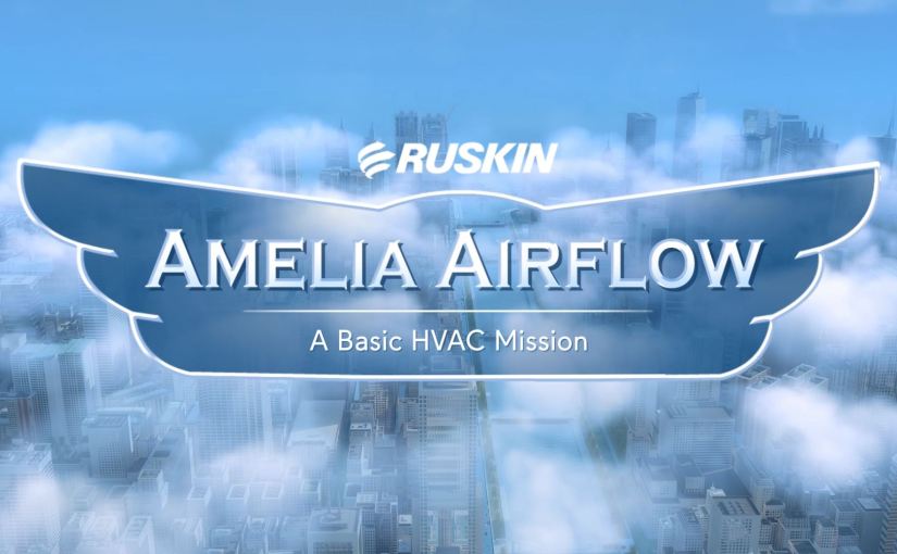Amelia Airflow, a character dedicated to explaining the functions of a building’s HVAC system through an animated&nbsp;video
